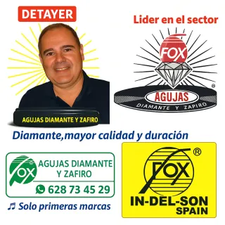 Aguja Tocadiscos Ortofon F 15 MK II Diamante