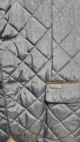 Abrigo Makarthy Acolchado Azul Talla L