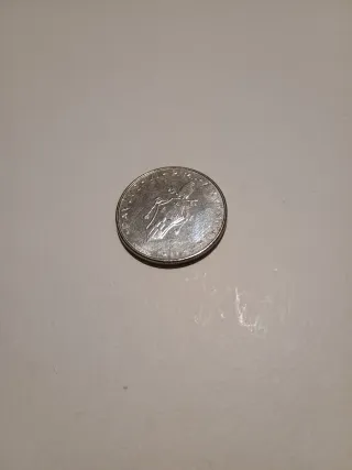 Moneta 50 Lire CDV anno 1977