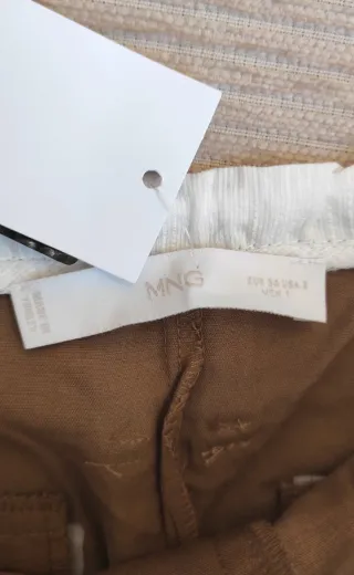 Falda cintura contraste