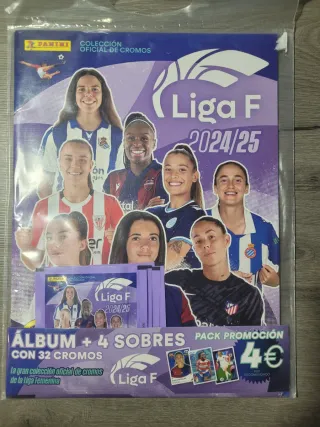 Álbum Panini Liga F 2024/25 + 4 Sobres
