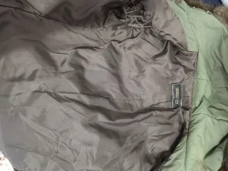 Chaqueta Georges Rech verde con pelo