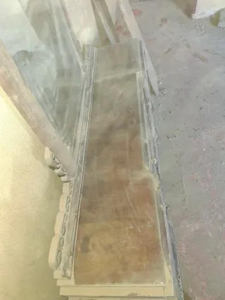 Cómoda Antigua Madera y Cristal