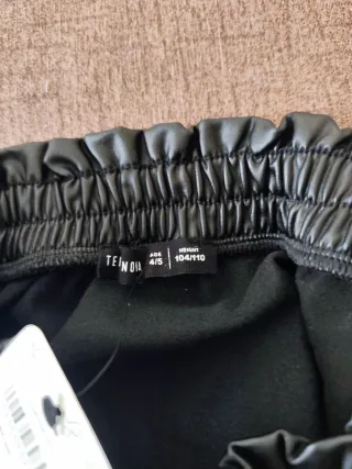 Gonna ecopelle bambina 110 cm