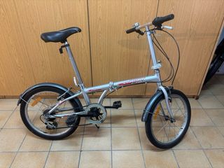 Bicicleta Plegable Plata