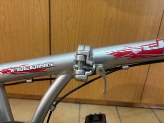 Bicicleta Plegable Plata