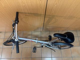 Bicicleta Plegable Plata