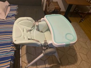 Trona para bebé color menta