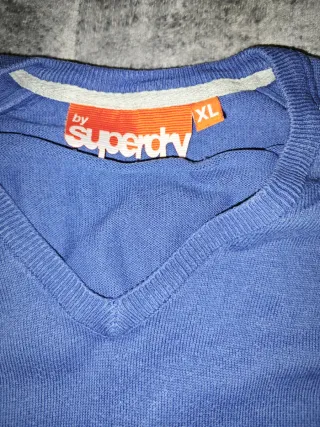 Jersey Superdry Azul V-Neck