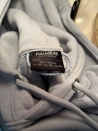 Felpa Pull&Bear Celeste