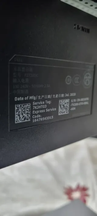 Monitor Dell Profissional Preto