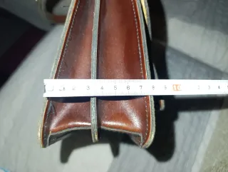 Bolso Piel Vintage Marrón