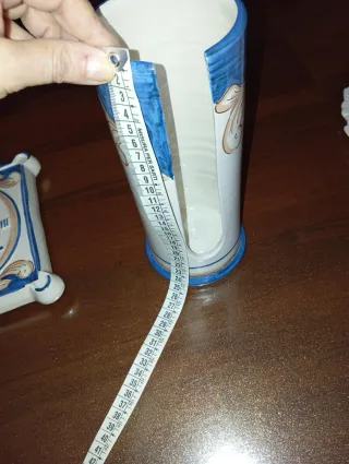 Tris Maiolica: Orologio, Portabicchieri, Piatto