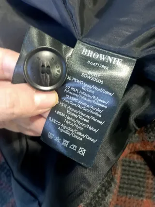 Abrigo paño Brownie S/M