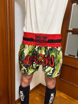 Pantalones Muay Thai Kickboxing K1 Redglove Camo