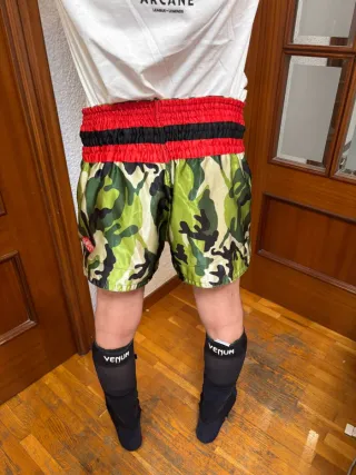 Pantalones Muay Thai Kickboxing K1 Redglove Camo