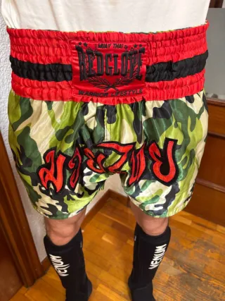 Pantalones Muay Thai Kickboxing K1 Redglove Camo