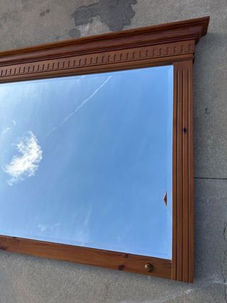 Espejo antiguo madera maciza