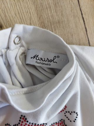 Maglietta bimba 12 mesi gatto strass