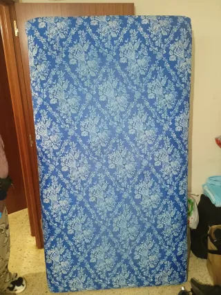 Base Cama 90cm Metal y Madera