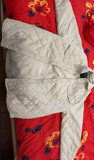 Casaco acolchoado branco