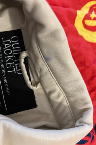 Casaco acolchoado branco