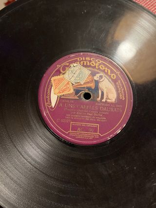 4 Discos de Gramófono