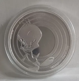 4 Monete d'Argento 1oz Looney Tunes Samoa