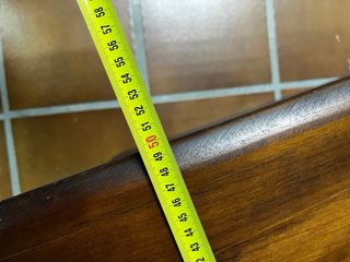 Mesita auxiliar madera maciza con ruedas