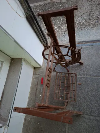 Pie máquina de coser vintage