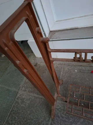 Pie máquina de coser vintage