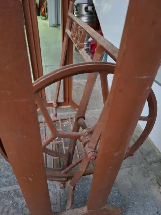 Pie máquina de coser vintage