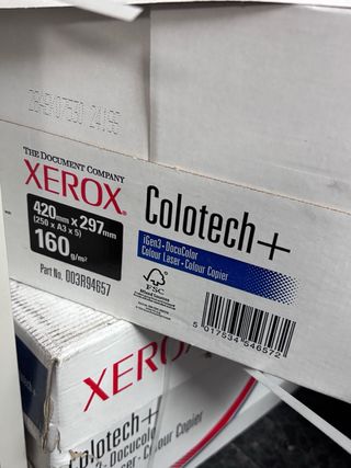 Caja de 3 paquetes Papel A3 XEROX Colotech+