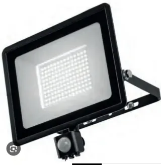 2 Focos LED 100W con Sensor de Movimiento