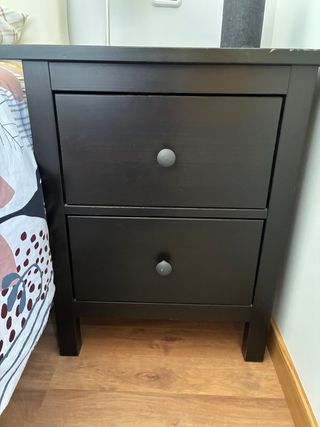 Juego de dos Mesitas de Noche Ikea Madera