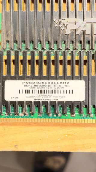 Memoria RAM Patriot DDR2 4GB (2x2GB) 1066MHz