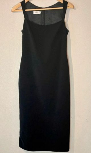 Vestido Negro Mango Talla M