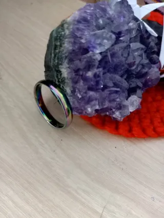 10 Anillos Acero Diseño Griego y Rayas