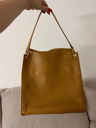 Bolso Piel Gloria Ortiz Marrón Claro