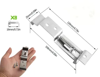 Soportes para matrícula (2 unidades)
