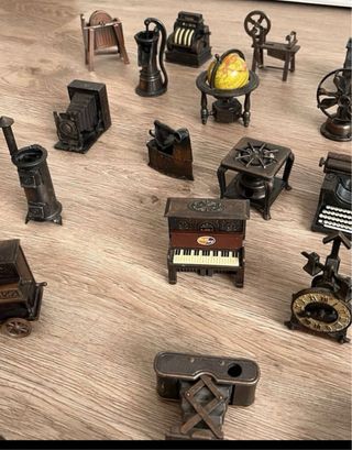 Colección sacapuntas bronce vintage