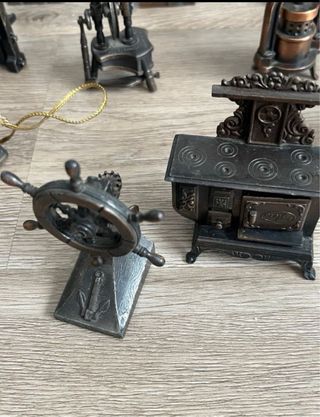 Colección sacapuntas bronce vintage