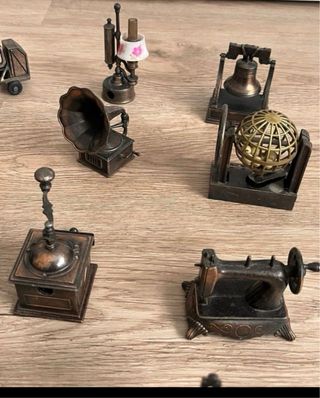 Colección sacapuntas bronce vintage