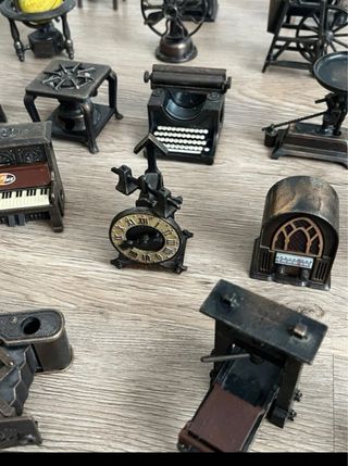 Colección sacapuntas bronce vintage