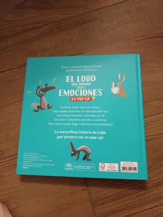 El lobo que dominó sus emociones, libro pop-up