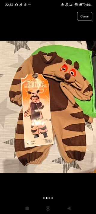 Disfraz de Tigre para bebé