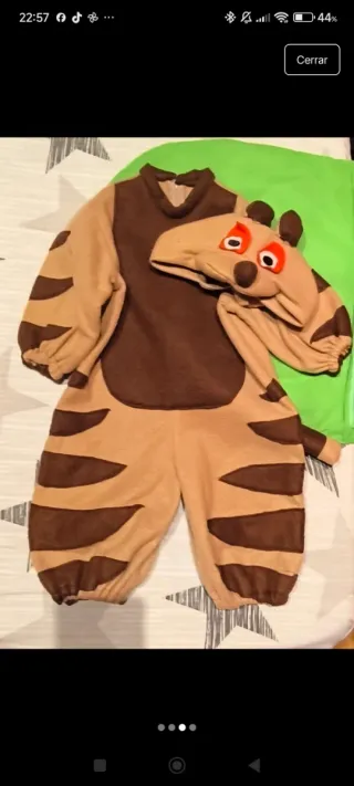 Disfraz de Tigre para bebé