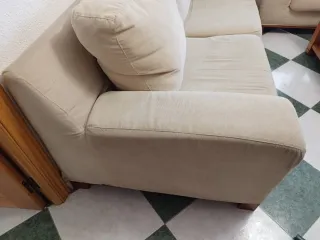 Sofá 2-3 plazas beige