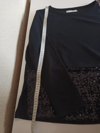 SFERA: Camiseta de lentejuelas.  Talla L