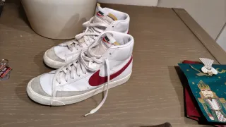 Zapatillas Nike Blazer Mid '77 Blancas Rojas